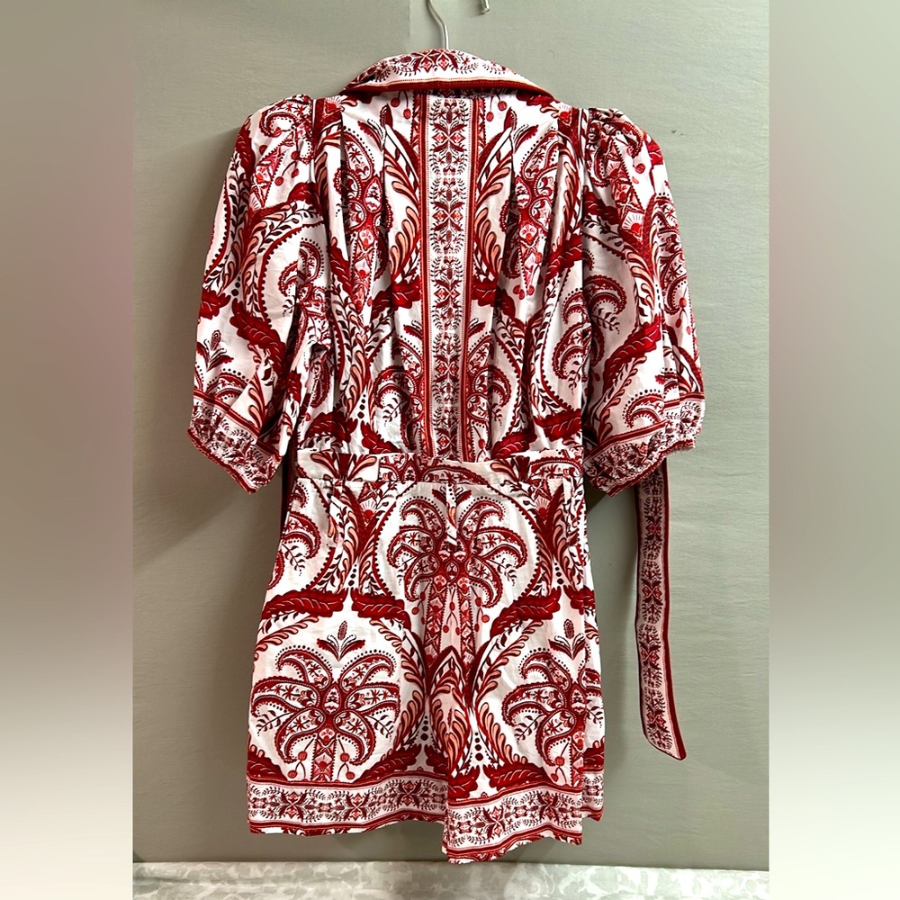 FARM RIO Tropical Cameo Romper size XS - Picture 6 of 8
